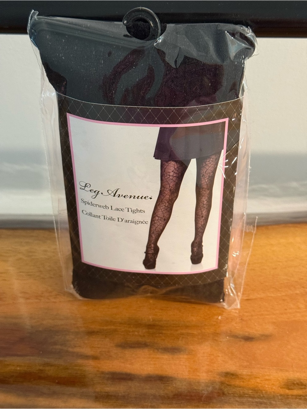 Leg Avenue Black Spiderweb Lace Tights